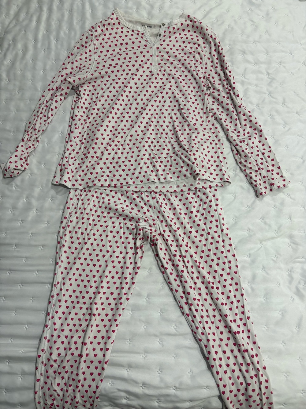 Roller Rabbit heart pajama set